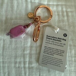 NWT Everywhere Belt Bag Charm Keychain
